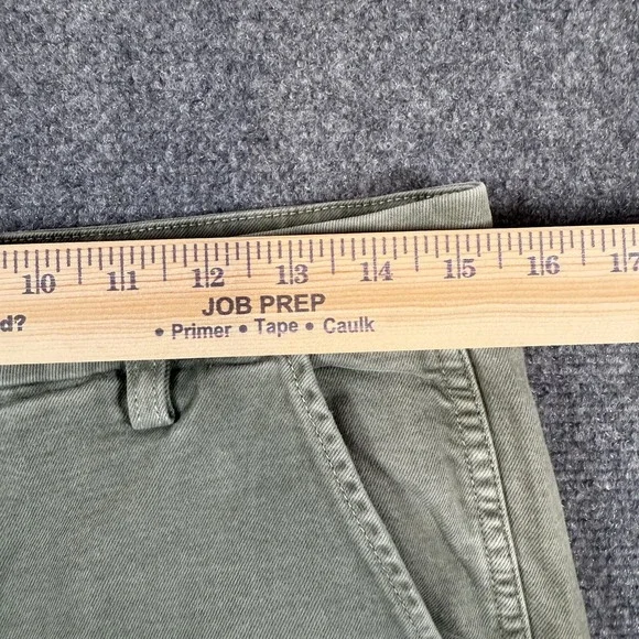 AMO‎ Pants Womens 28 (Fits 30x25) Green Easy Trouser Surplus USA Made Stretch - Picture 10 of 15